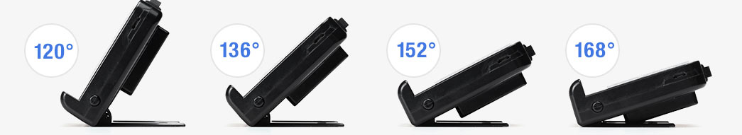 120° 136° 152° 168°
