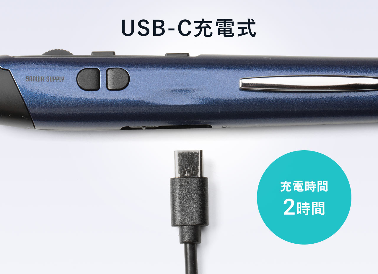 スムーズに動かすコツ。文字を書くときの角度でOK!ペン先を40°~70° の角度で天板に接地させてご使用ください。※空中でのカーソル操作はできません。