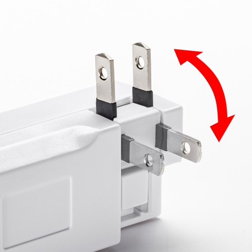 本体に収納できるプラグ