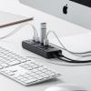 【在庫限り】充電ポート付きUSBハブ 7ポート 充電ポート×3 個別スイッチ USB3.1 Gen1 Aコネクタ接続 セルフパワー