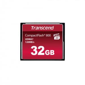 コンパクトフラッシュカード 32GB 800倍速 UDMA7 MLCチップ搭載 Transcend製 CFカード