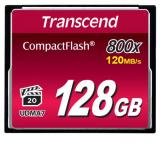 コンパクトフラッシュカード 128GB 800倍速 UDMA7対応 MLCチップ採用 Transcend CFカード