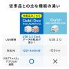 Qubii Duo USB-A ローズゴールド iPhone iPad iOS Android 自動バックアップ