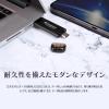 スティックSSD 1TB USB 10Gbps USB A USB-C デュアルコネクタ シルバー Transcend ESD310 ポータブルSSD