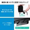 USBサウンドバースピーカー 6W出力 クリップ固定式 PCスピーカー ブラック