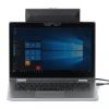 USBサウンドバースピーカー 6W出力 クリップ固定式 PCスピーカー ブラック