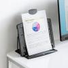 ノートパソコンスタンド データホルダー 書見台 ブックスタンド タブレットスタンド 角度調節6段階 ブラック