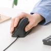 抗菌エルゴノミクスマウス 有線 USB接続 静音ボタン