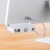 クランプ式USBハブ USB A×3 USB Type-C×1 SD/microSDカードリーダー HDMI出力