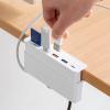 クランプ式USBハブ USB A×3 USB Type-C×1 SD/microSDカードリーダー HDMI出力