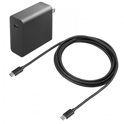 USB PD 100W ACアダプタ USB Type-Cケーブル付き