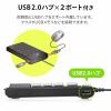 プログラマブルテンキー NT-19UH2BKN2 22キー割当 有線 USB-A接続 DTM CAD ショートカット カスタマイズ マクロ USBハブ