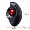 Bluetooth エルゴトラックボール チルトホイール マルチペアリング