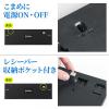 充電式ワイヤレスキーボード　(コンパクト・パンタグラフ・静音・薄型)