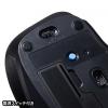 Bluetooth ワイヤレスブルーLEDコンボマウス ガンメタリック iPadOS対応 サンワサプライ製