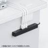 USBハブ USB2.0 USB A×7 セルフパワータイプ ブラック 固定用 面ファスナー付き