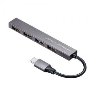 USBハブ USB Type-C接続 USB2.0 4ポート