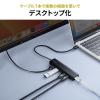ドッキングステーション USB Type-C HDMI 4K/120Hz PD100W対応 有線LAN