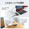 ドッキングステーション USB Type-C HDMI 4K/120Hz PD100W対応 有線LAN
