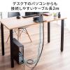 USBスピーカー 小型 パソコン用 モニター下 6W コンパクト 2mロングケーブル シンプルデザイン