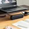 USBスピーカー 小型 パソコン用 モニター下 6W コンパクト 2mロングケーブル シンプルデザイン