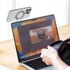 【在庫限り】iPhone用マグネットホルダー 連携カメラ MagSafe対応 スタンド Mac Macbook モニター スマホホルダー 無段階角度調整