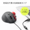 有線トラックボール NOVA 5ボタン エルゴノミクス形状