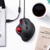有線トラックボール NOVA 5ボタン エルゴノミクス形状