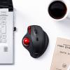 ワイヤレストラックボール NOVA USB-A USB Type-C接続 5ボタン 充電式 エルゴノミクス形状