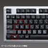 バックライト機能付きキーボード(ゲーミング・キーロック機能搭載)