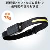 ヘッドライト LEDライト USB充電式 モーションセンサー付き 面発光 最大約350ルーメン ヘルメット 夜間作業 防災