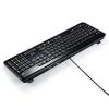 USBハブ付キーボード ブラック