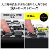 メカニカルキーボード 赤軸 メカニカル テンキー付き バックライト搭載 ロープロファイルスイッチ Nキーロールオーバー