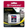 SDHCカード 8GB Class10対応 200倍速 Transcend製