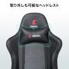 【在庫限り】光るゲーミングチェア LED内蔵 ハイバック バケットシート リクライニング ロッキング ヘッドレスト ランバーサポート 肘掛け付き PUレザー ブラック