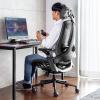 【アウトレット】ゲーミングチェア メッシュ生地 シンクロロッキング 4Dアームレスト ヘッドレスト ランバーサポート ブラック