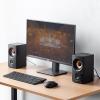 PCスピーカー 高音質 有線接続 ブックシェルフ型 30W出力 ステレオ 高音/低音個別調整対応