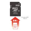microSD変換アダプタ UHS-II対応 microSDカードをSDカードに変換