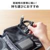 【値下げ品】4in1 USB2.0ケーブル PD60W対応 Type-C Type-A microUSB 1m 高耐久 ポリエチレンメッシュケーブル 充電 データ転送 スマホ タブレット ブラック