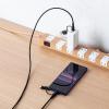 【値下げ品】4in1 USB2.0ケーブル PD60W対応 Type-C Type-A microUSB 1m 高耐久 ポリエチレンメッシュケーブル 充電 データ転送 スマホ タブレット ブラック