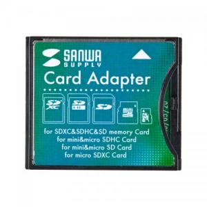 SDカード用 CFカード(Type II)変換アダプタ
