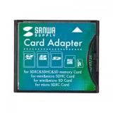 SDカード用 CFカード(Type II)変換アダプタ