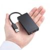 USBディスプレイアダプタ USBハブ付き USB A×3 HDMI出力