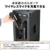 ポータブルワイヤレスアンプ 200W出力 ワイヤレスマイク2本付属 キャスター付き