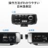 ポータブル拡声器 ハンズフリー ヘッドセットマイク付き microSD USBメモリ 音楽再生