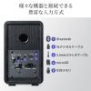 PCスピーカー 高出力80W Bluetooth/3.5mm/光デジタル対応 USB/microSD対応