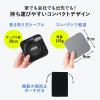 モバイルドッキングステーション 巻き取り USB Type-C PD100W対応 4K対応 8in1 HDMI VGA microSD&SDカード イーサネット