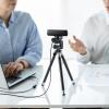 超広角 WEBカメラ 100万画素 超広角150度 ワイドレンズ ブラック Zoom/Meet Now/Microsoft Teams対応