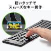 折りたたみ式 Bluetoothキーボード iPhone iPad用 英字配列 パンタグラフキー マルチペアリング対応