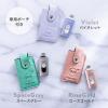 Piconizer 4 128GB USBメモリ バイオレット Lightning USB Type-C iPhone Android 対応 MFi認証品